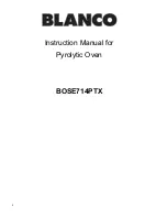 Blanco BOSE714PTX Instruction Manual preview