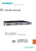 Blankom A-QAMOS-4CI Device Manual preview