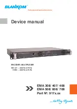 Blankom EMA 308 Device Manual preview