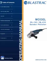 Blastrac BL-183 Instruction Manual preview