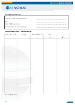 Preview for 2 page of Blastrac BMG-444 Operating Instructions Manual