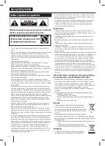 Preview for 44 page of Blaupunkt B50/211TCS User Manual