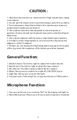 Preview for 3 page of Blaupunkt BP1838 User Manual