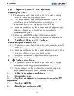 Preview for 48 page of Blaupunkt BT07LED Owner'S Manual