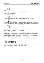 Preview for 24 page of Blaupunkt BT22TWS Owner'S Manual