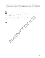 Preview for 54 page of Blaupunkt BTD-7000 User Manual