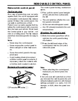 Preview for 7 page of Blaupunkt CASABLANCA Casablanca CD51 Operating Instructions Manual