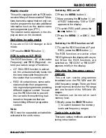 Preview for 11 page of Blaupunkt CASABLANCA Casablanca CD51 Operating Instructions Manual