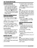 Preview for 20 page of Blaupunkt CASABLANCA Casablanca CD51 Operating Instructions Manual