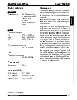 Preview for 29 page of Blaupunkt CASABLANCA Casablanca CD51 Operating Instructions Manual