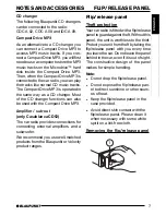 Preview for 7 page of Blaupunkt CASABLANCA CD52 Operating Instructions Manual