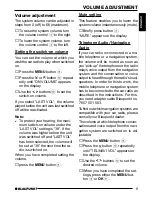 Preview for 9 page of Blaupunkt CASABLANCA CD52 Operating Instructions Manual