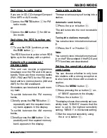 Preview for 11 page of Blaupunkt CASABLANCA CD52 Operating Instructions Manual