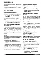 Preview for 12 page of Blaupunkt CASABLANCA CD52 Operating Instructions Manual