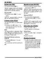 Preview for 16 page of Blaupunkt CASABLANCA CD52 Operating Instructions Manual