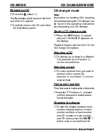 Preview for 18 page of Blaupunkt CASABLANCA CD52 Operating Instructions Manual