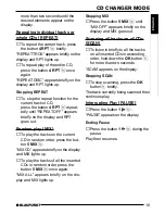 Preview for 19 page of Blaupunkt CASABLANCA CD52 Operating Instructions Manual