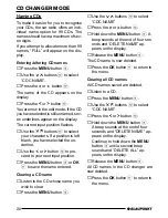 Preview for 20 page of Blaupunkt CASABLANCA CD52 Operating Instructions Manual