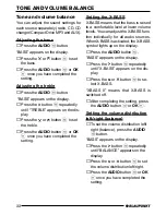 Preview for 22 page of Blaupunkt CASABLANCA CD52 Operating Instructions Manual