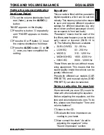 Preview for 23 page of Blaupunkt CASABLANCA CD52 Operating Instructions Manual