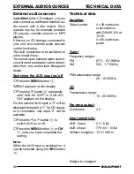 Preview for 26 page of Blaupunkt CASABLANCA CD52 Operating Instructions Manual