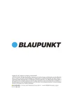 Preview for 16 page of Blaupunkt DAKOTA BP800PLAY Instruction Manual