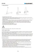 Preview for 80 page of Blaupunkt ESC608 Original Instruction Manual