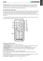 Preview for 9 page of Blaupunkt PP7BT Owner'S Manual