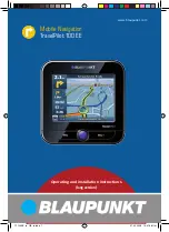 Blaupunkt TravelPilot 100 Operating And Installation Instructions preview