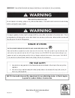 Preview for 8 page of Blaze Outdoor BLZ-3 Use & Care Manual