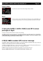 Preview for 18 page of Blaze AHRS-2 Operating Manual