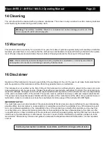 Preview for 23 page of Blaze AHRS-2 Operating Manual