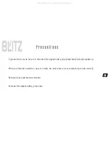 Preview for 5 page of Blitz Audio BZX-7 User Manual