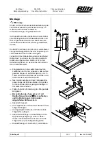 Preview for 22 page of Blitz GWSK Operating Instructions Manual