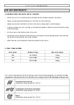 Preview for 19 page of Blizzard 10x1/1 GN Instructions For The Installation, Use And Maintenance