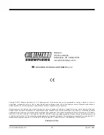 Preview for 52 page of Blizzard 760TR Installation Instructions & Owner'S Manual