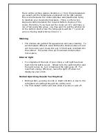 Preview for 6 page of Blizzard BC105 Instructions For Use And Installation