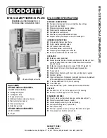 Preview for 2 page of Blodgett B14-G Specifications