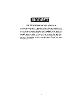 Preview for 3 page of Blodgett BG2136 Double Installation Operating & Maintenance Manual