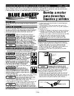 Preview for 9 page of Blue Angel 400GT Operating Instructions And Replacement Parts List Manual