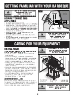 Preview for 3 page of BLUE EMBER GRILLS FG50057 Assembly Manual And Use And Care