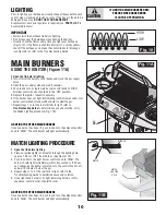 Preview for 10 page of BLUE EMBER GRILLS FG50057 Assembly Manual And Use And Care