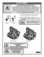 Preview for 28 page of BLUE EMBER GRILLS FG50069 Assembly Manual And Use And Care