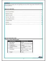 Preview for 2 page of Blue Hawk SGY-NR-KITC Operating Instructions Manual