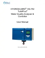 Blue I HYDROGUARD HG-702 User Manual preview