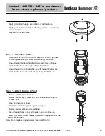 Preview for 9 page of Blue Rhino Endless Summer 153300 Owner'S Manual