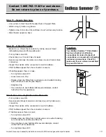 Preview for 11 page of Blue Rhino Endless Summer 163010 Owner'S Manual