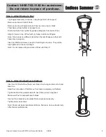 Preview for 9 page of Blue Rhino Endless Summer 233010 Owner'S Manual