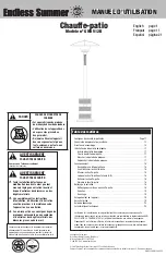 Preview for 11 page of Blue Rhino Endless Summer GWU512B Owner'S Manual