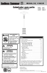 Preview for 21 page of Blue Rhino Endless Summer GWU512B Owner'S Manual